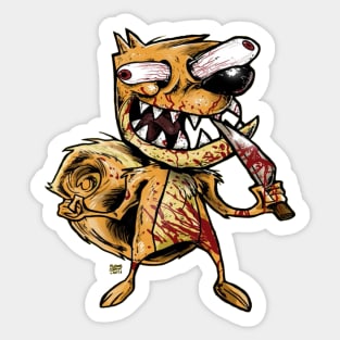 PSYCHO SQUIRREL Sticker